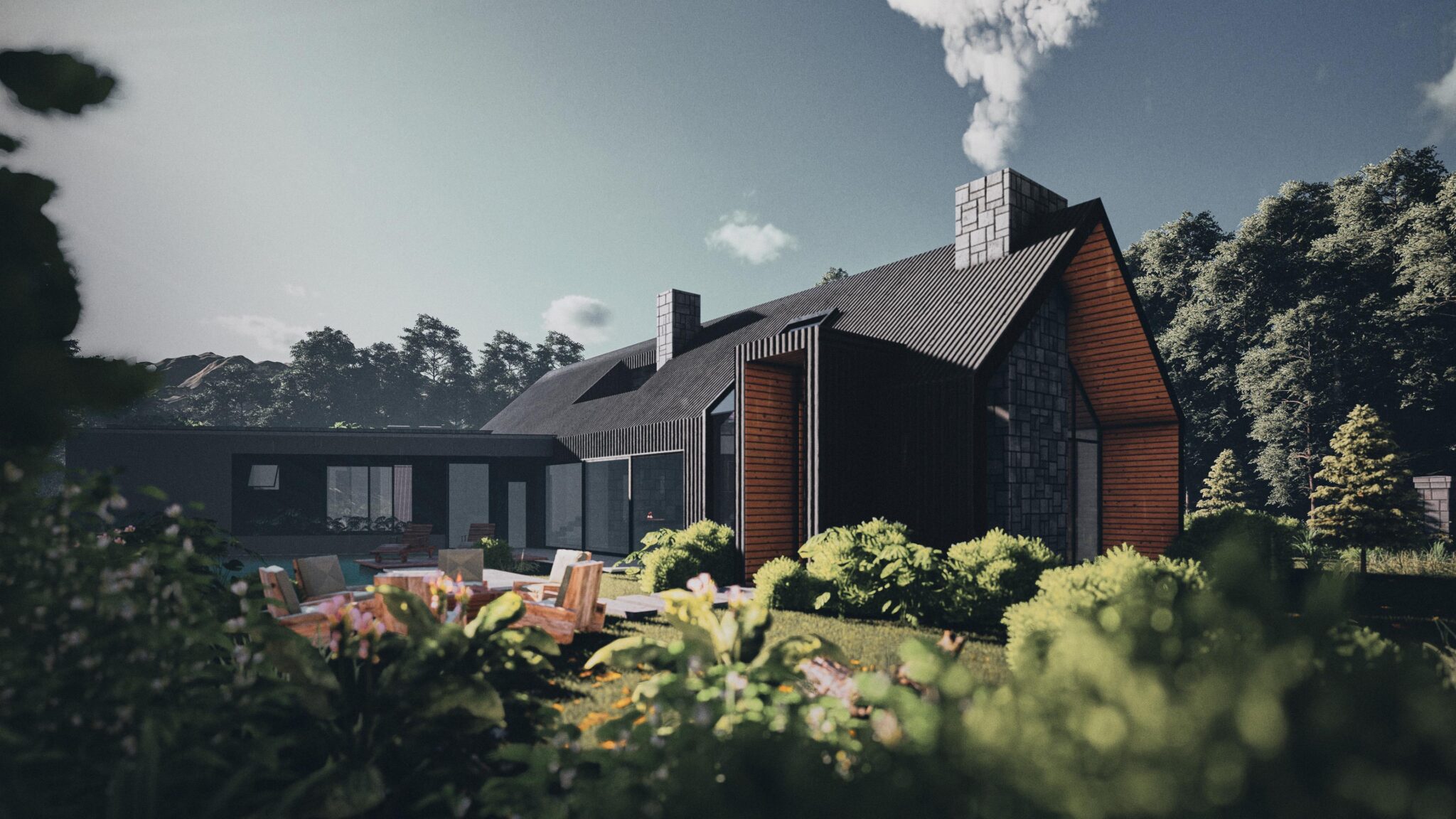 Wallhaus — residência contemporânea
