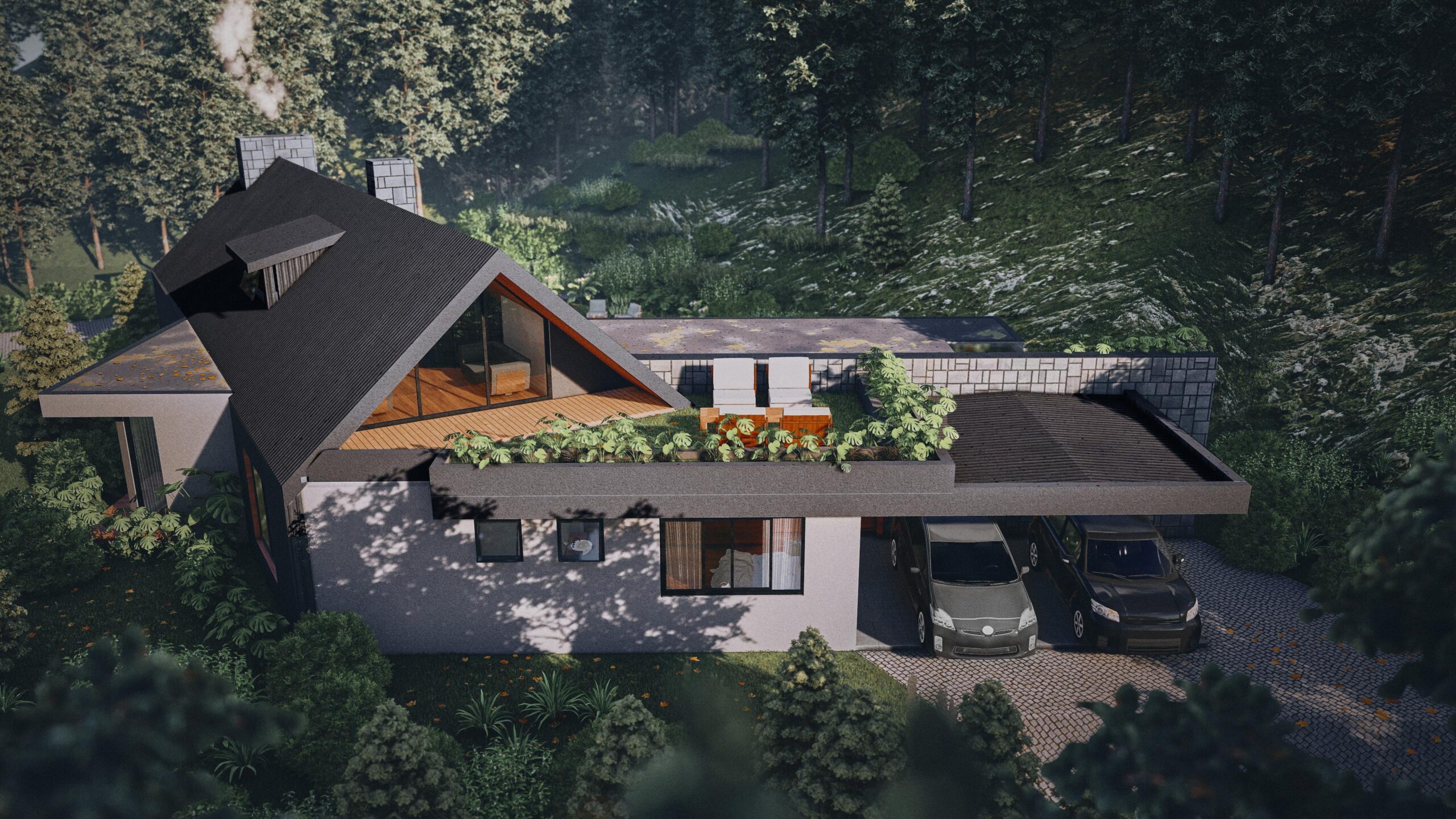 Wallhaus — Terraço · Itaipava